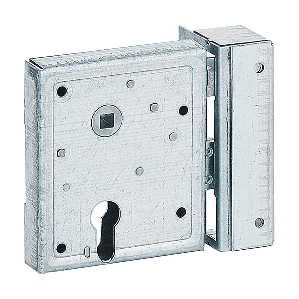 Serrure en applique monopoint pour grille/portail Alsace photo du produit visuel_1 2XL