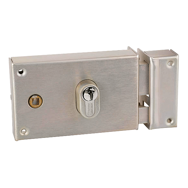 Serrure en applique monopoint pour grille/portail 187 photo du produit visuel_1 2XL