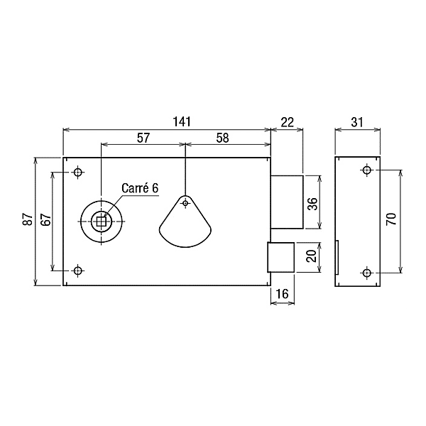 Serrure en applique monopoint S10 photo du produit visuel_1 2XL