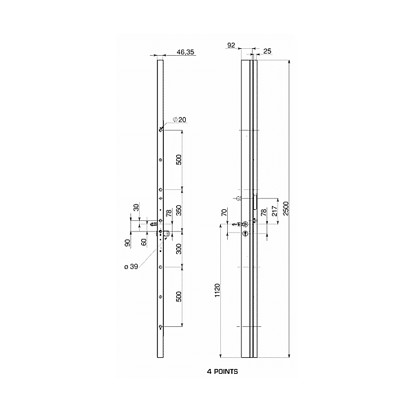 Serrure en applique multipoints Exclusive 41 photo du produit visuel_1 2XL