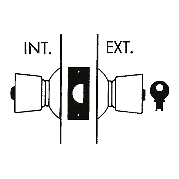 Serrure tubulaire à encastrer V60 photo du produit visuel_1 2XL