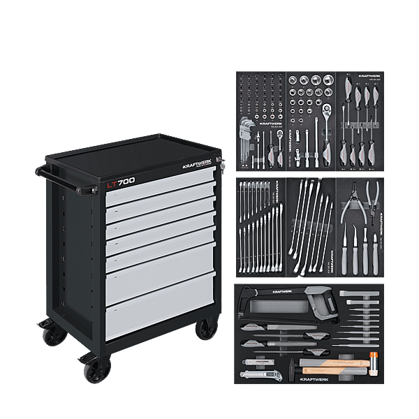 Servante d'atelier garnie 155 outils LT700 photo du produit visuel_1 2XL