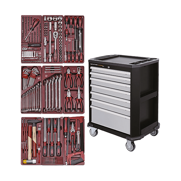 Servante d'atelier garnie 286 outils 102.210.502 photo du produit visuel_1 2XL