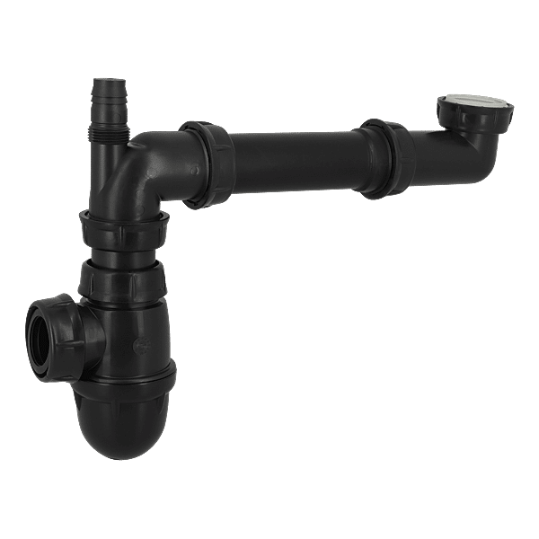 Siphon gain de place de lavabo et d'évier en PP recyclé photo du produit visuel_1 2XL