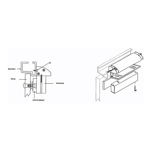 Support de fixation LG*-300N photo du produit visuel_1 2XL