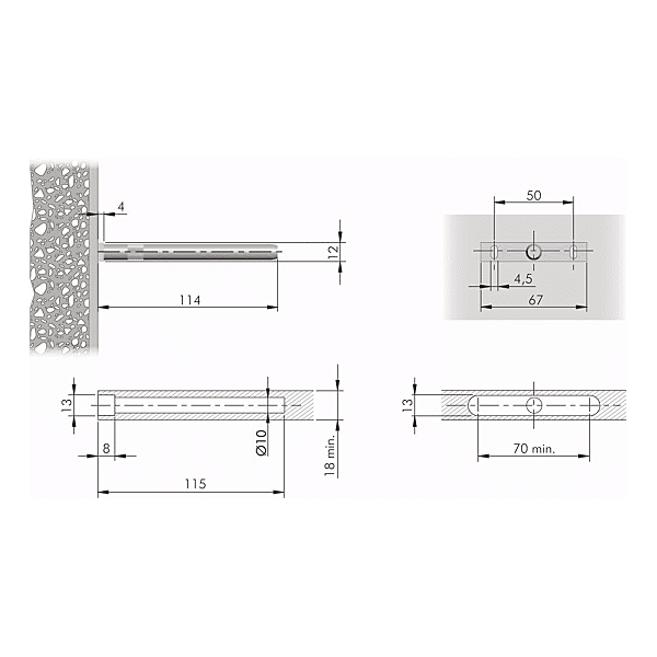 Support invisible photo du produit visuel_1 2XL