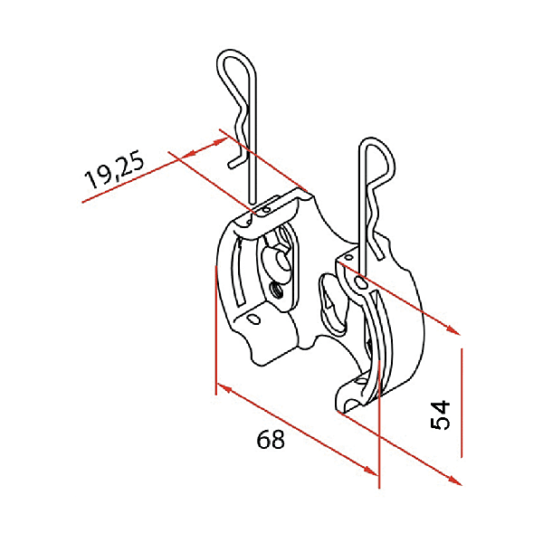 Support moteur TM58 photo du produit visuel_1 2XL