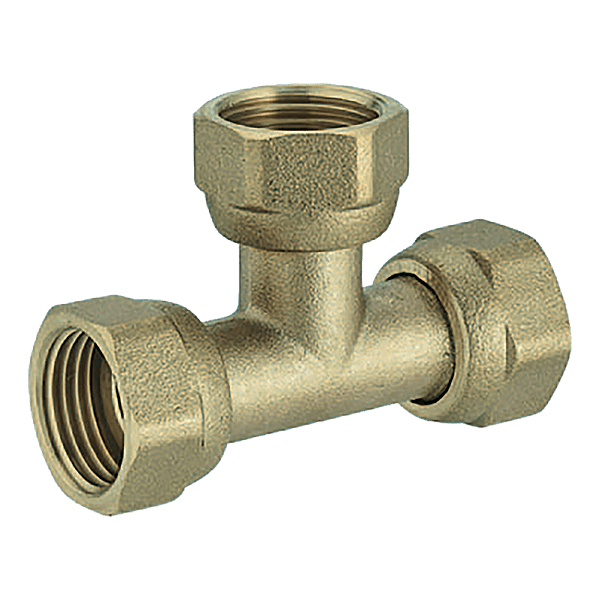 Té de dérivation femelle triple écrous libres photo du produit visuel_1 2XL