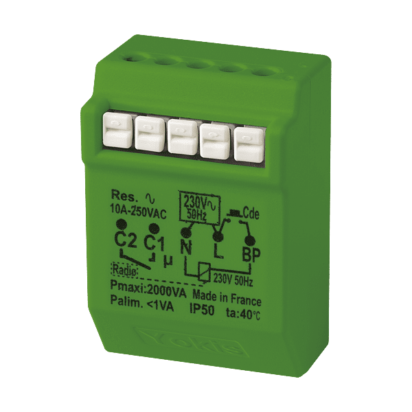 Télérupteur récepteur radio 10 A photo du produit visuel_1 2XL