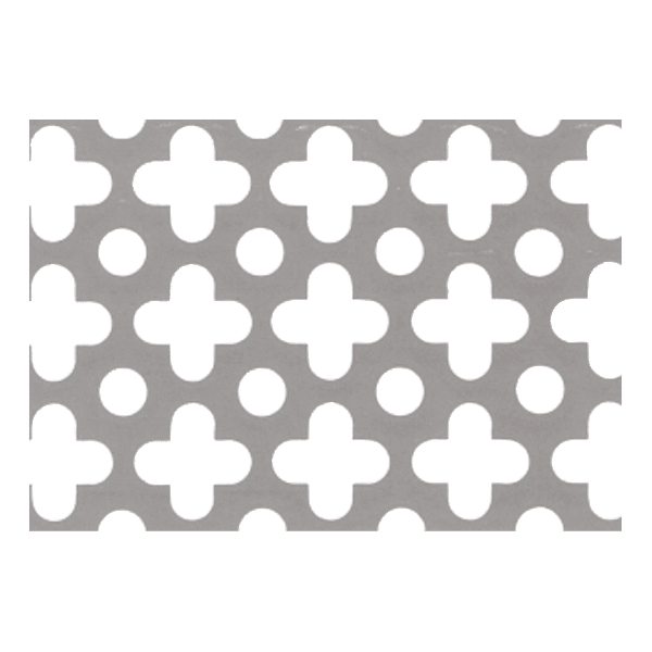 Tôle Acier Perforé Motif Trèfle – 50x20 Mm – Pièce Neuve – Générique