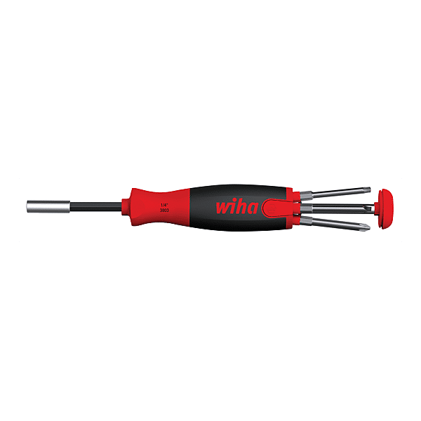 Tournevis porte embout Liftup Plat/Philips, magasin 6 embouts long. 70 mm photo du produit visuel_1 2XL