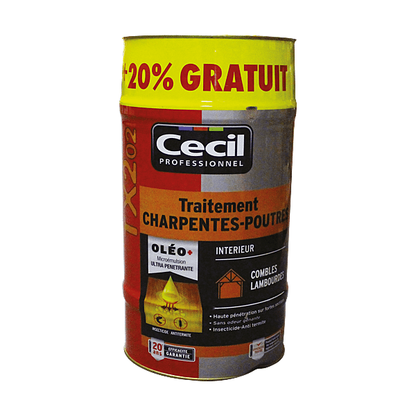 Traitement pour charpente TX202 photo du produit visuel_1 2XL