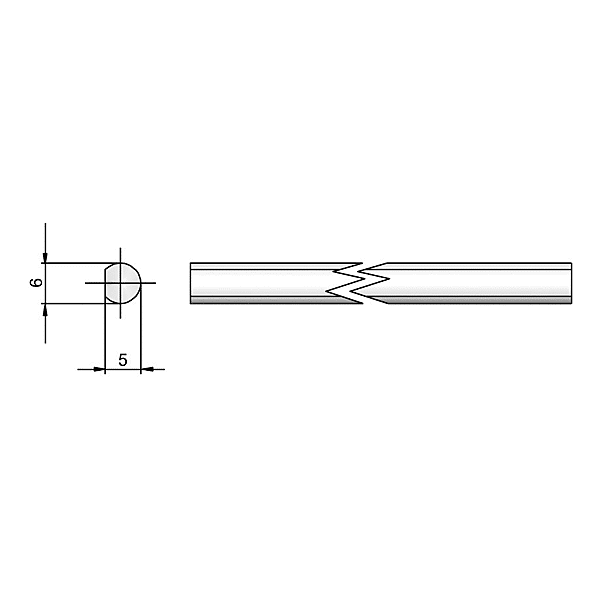 Tringle ronde pour serrure de meuble photo du produit visuel_1 2XL