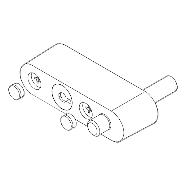 Verrou à cylindre limiteur d'ouverture DS2236/2237 photo du produit visuel_1 2XL