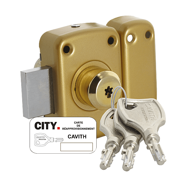 Verrou à double entrées ARNOV/CAVITH 4116 photo du produit visuel_1 2XL