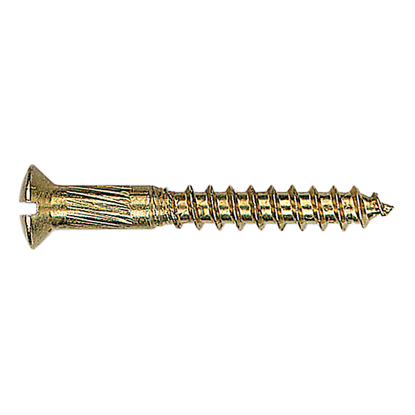 Vis à bois tête fraisée bombée fendue laiton photo du produit visuel_1 2XL