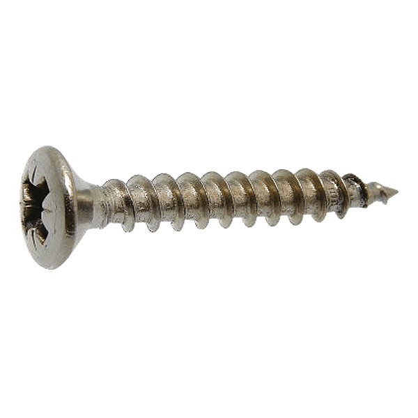 Vis à bois tête fraisée bombée Pozidriv inox A2 photo du produit visuel_1 2XL