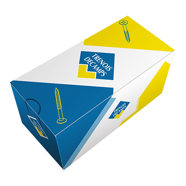 Vis à bois tête fraisée Pozidriv acier zingué blanc photo du produit visuel_1 2XL