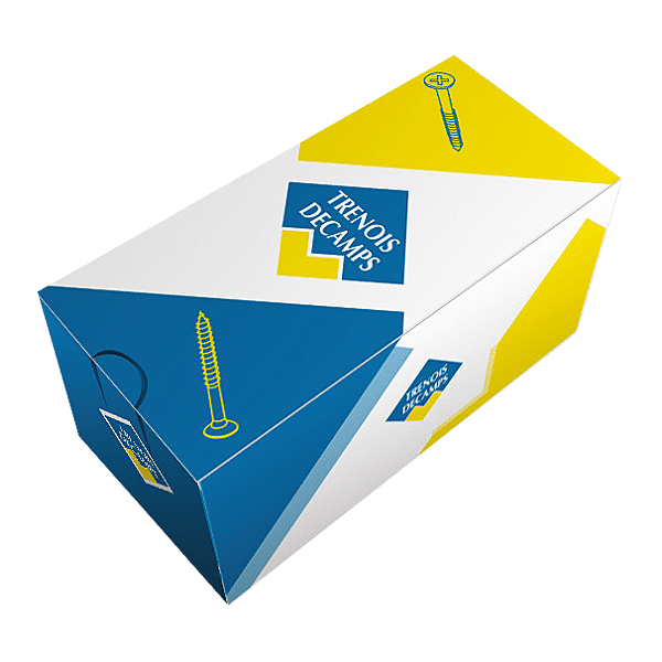 Vis à bois tête fraisée Torx acier zingué blanc photo du produit visuel_1 2XL