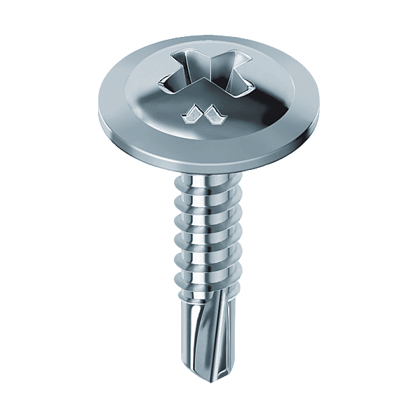 Vis autoperceuse tête cylindrique large à collerette Philips acier zingué photo du produit visuel_1 2XL