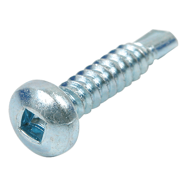 Vis autoperceuse tête cylindrique Carrée acier zingué blanc photo du produit visuel_1 2XL