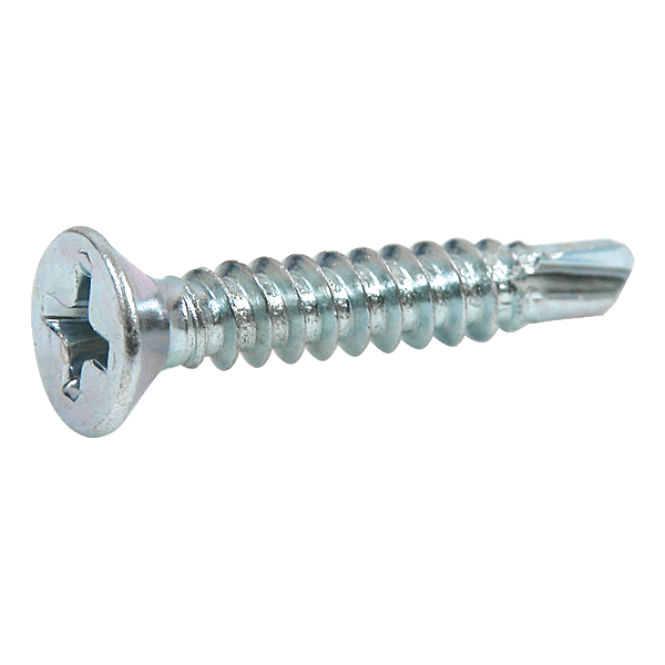 Vis autoperceuse tête fraisée Phillips acier zingué blanc photo du produit visuel_1 2XL