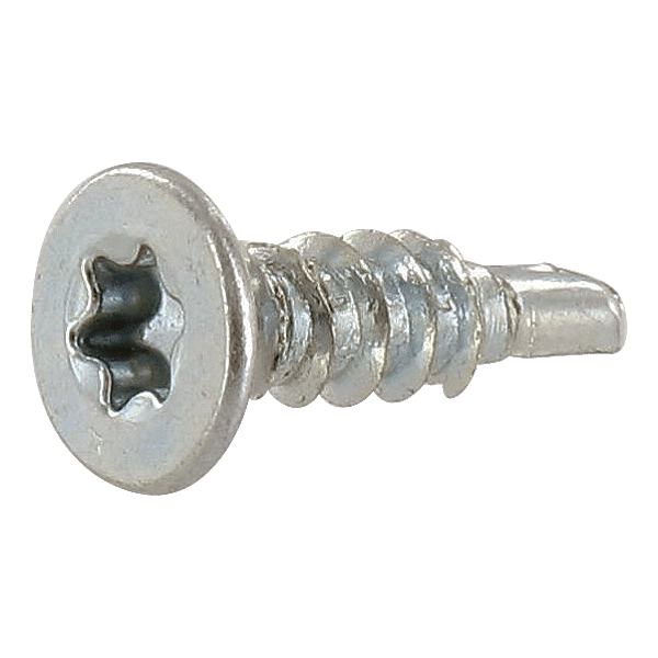 Vis autoperceuse tête fraisée Torx acier zingué blanc photo du produit visuel_1 2XL