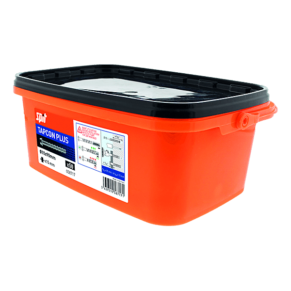 Vis béton réutilisable tête hexagonale acier zingué TAPCON PLUS HFL photo du produit visuel_1 2XL