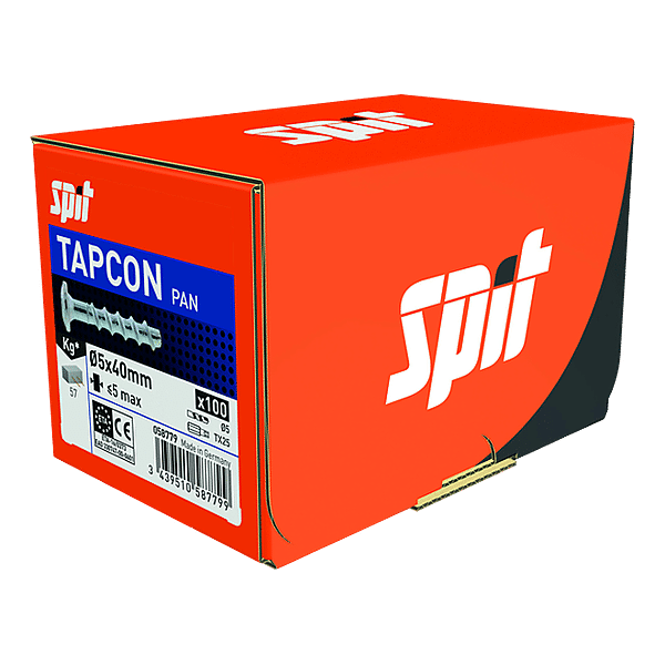 Vis béton tête bombée acier zingué TAPCON PAN photo du produit visuel_1 2XL