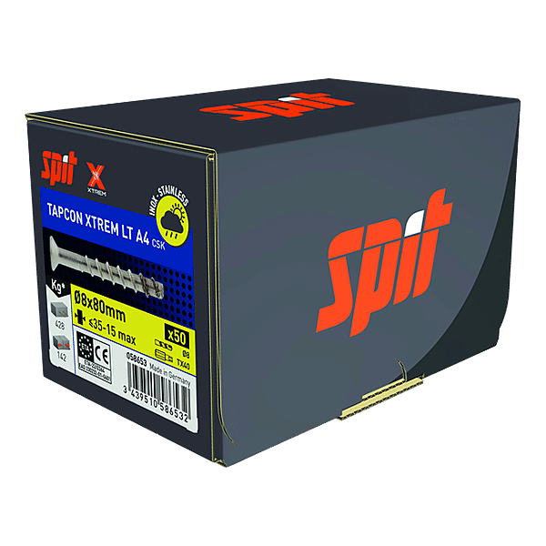 Vis béton tête fraisée inox A4 TAPCON XTREM LT CSK photo du produit visuel_1 2XL