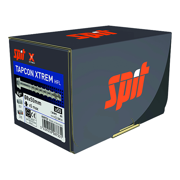 Vis béton tête hexagonale acier zingué TAPCON XTREM HFL photo du produit visuel_1 2XL