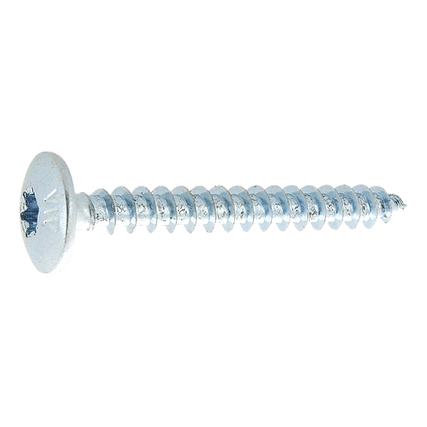 Vis de penture tête ronde large Torx acier zingué blanc photo du produit visuel_1 2XL