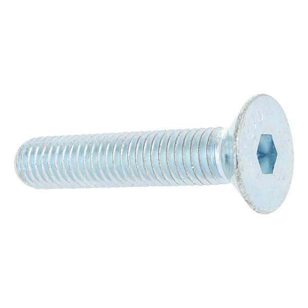 Vis métaux tête fraisée 6 pans creux FHC acier zingué blanc photo du produit visuel_1 2XL