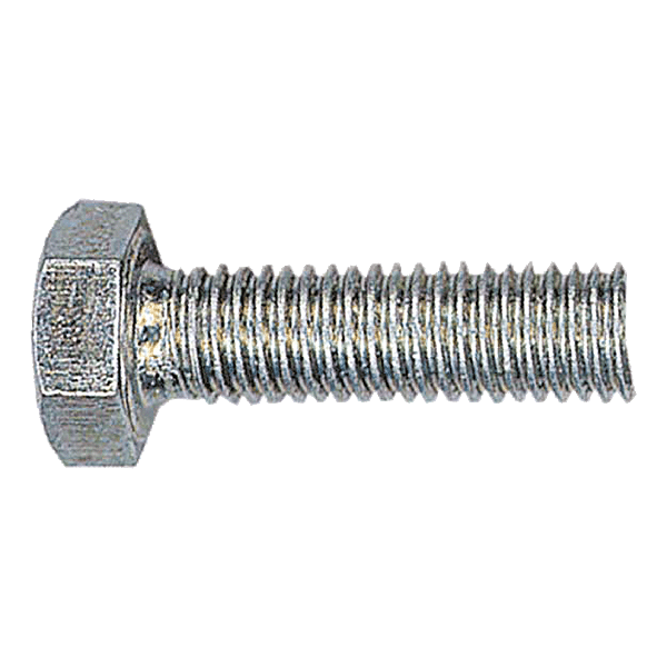 Vis métaux tête hexagonale acier zingué blanc photo du produit visuel_1 2XL