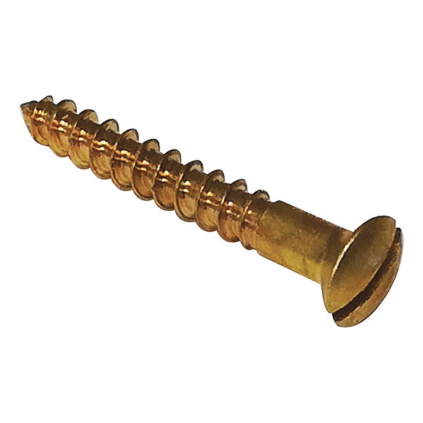 Vis tête fraisée bombée fendue laiton photo du produit visuel_1 2XL