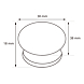 visuel3 Bouton motif timbre