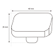 visuel3 Bouton motif rosace ciment