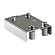 visuel1 Guide de porte à quatre olives sur platine