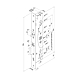visuel2 Serrure à encastrer monopoint éjection auto + entrée contrôlée 309X