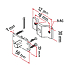 visuel2 Kit support moteur TM45, patte et axe