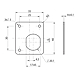 visuel1 Plaque de fixation 215 pour serrure 911