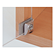 visuel1 Charnière pour porte en verre 105° réf. 20870