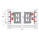 visuel2 Coulisse quadro duplex 45