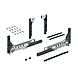 visuel1 Ferrure avec amortisseur pour 1 porte Slide Line M