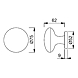 visuel2 Bouton de porte M81H/42