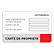 visuel1 Carte de propriété pour cylindre P-Extra PRO