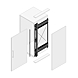 visuel5 Kit pour simple porte battante rentrante Darwin ABS