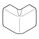 visuel1 Angle extérieur Variasouple pour moulure Keva