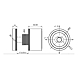 visuel2 Fixation ponctuelle avec entretoise