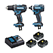 visuel1 Pack électroportatif 2 machines DLX2127TJ1